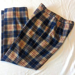 Vintage Pendleton Cailean Tartan Wool Pants - Size 12 - EUC